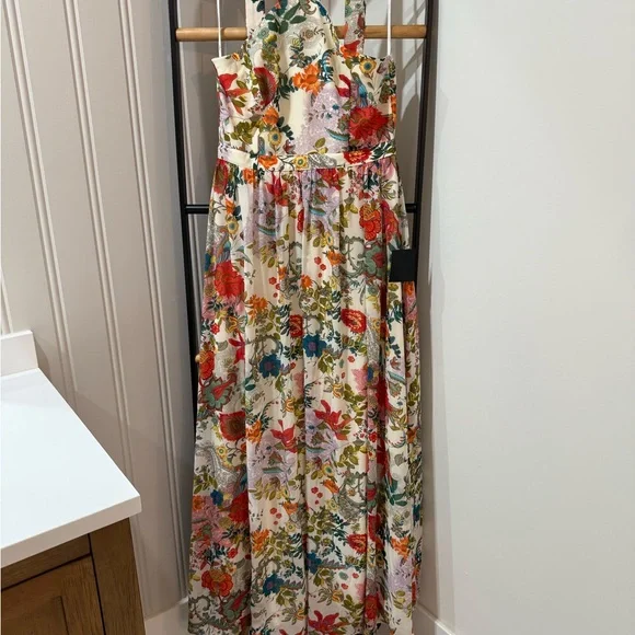 Lulu's Lilja Cream Floral Maxi Dress - Picture 6 of 8